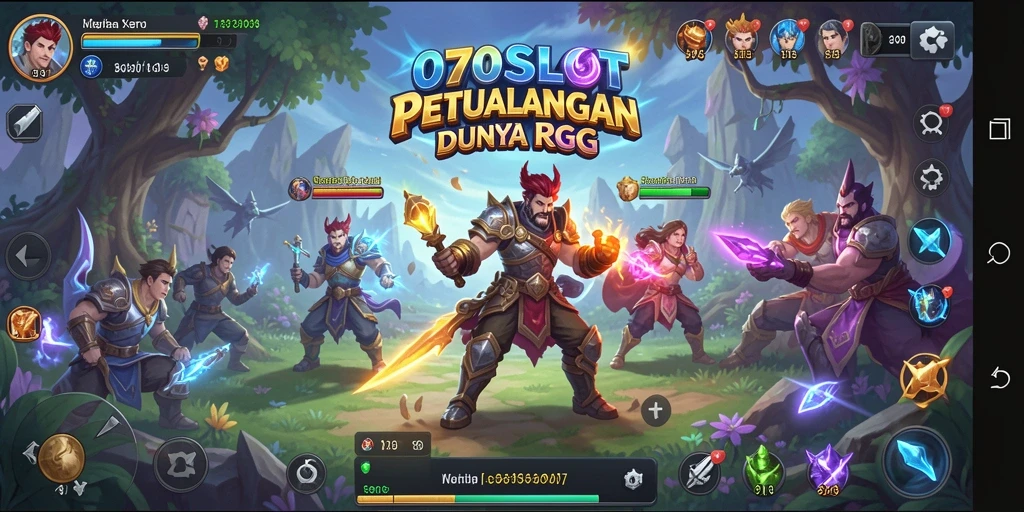 Tampilan gameplay menarik dari 070SLOT yang menampilkan karakter dalam petualangan.