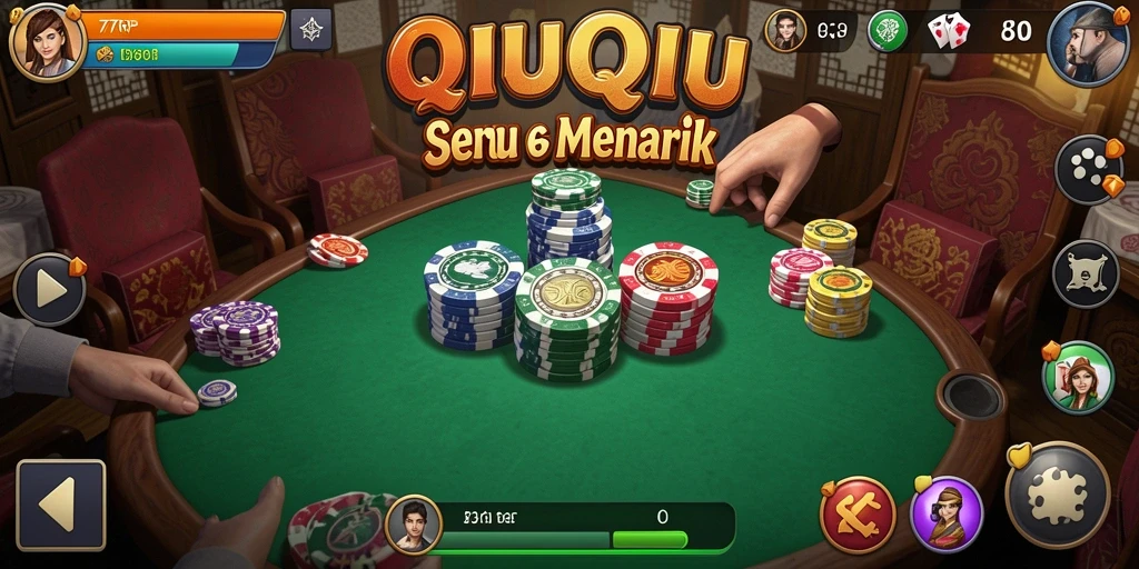 Screenshot gameplay QiuQiu 77RP yang seru dan menarik.