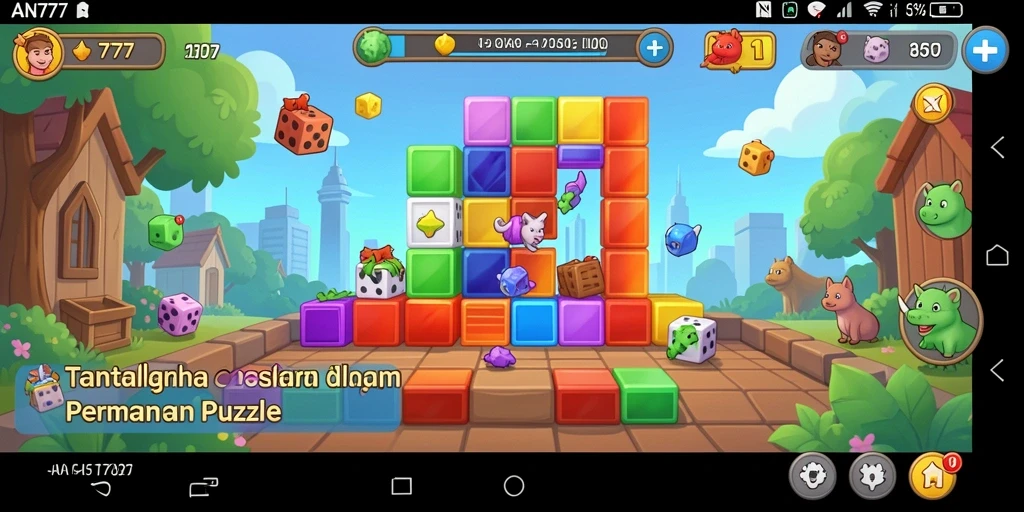 Tampilan gameplay AN777 yang menantang dan seru.