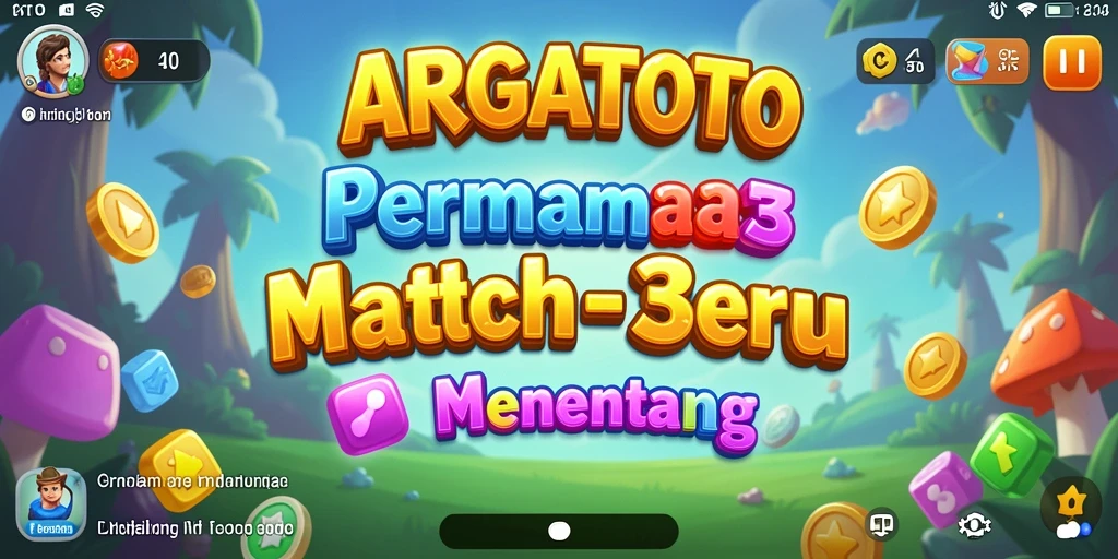 Tampilan gameplay ARGATOTO yang penuh warna dan seru.