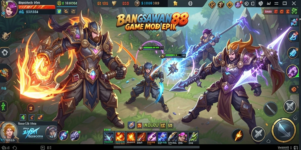Screenshot menampilkan aksi seru dalam BANGSAWAN88.