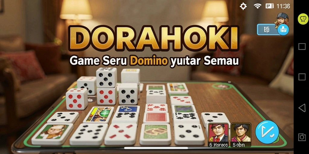 Tampilan gameplay seru dan mengasyikkan dari DORAHOKI.
