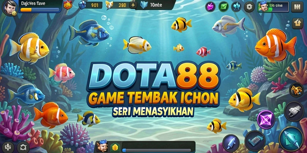 Gameplay seru menembak ikan di DOTA88.