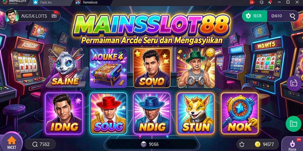 Tampilan gameplay MAINSLOT88 yang menarik dan penuh warna.