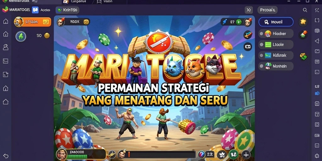 Tangkapan layar dari gameplay MARIATOGEL yang menampilkan strategi yang seru.
