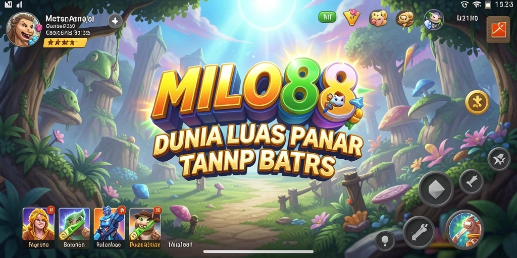 Gameplay MILO88 yang menampilkan eksplorasi dunia terbuka yang luas.