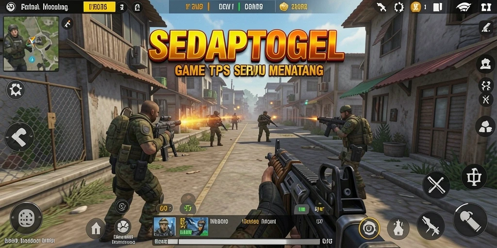 Tampilan aksi seru dalam gameplay SEDAPTOGEL.
