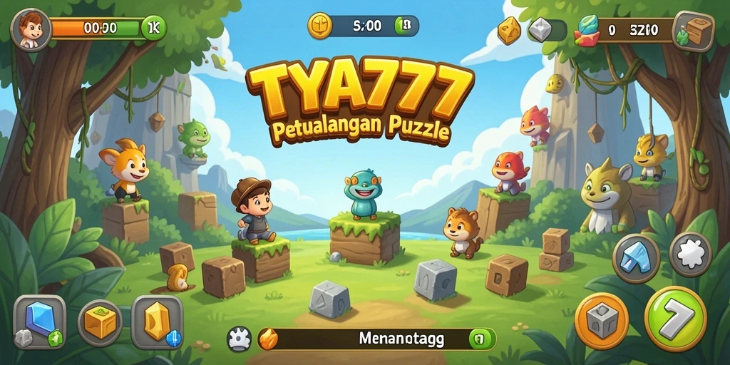 Screenshot dari gameplay TYA777 menampilkan tantangan puzzle yang menarik.